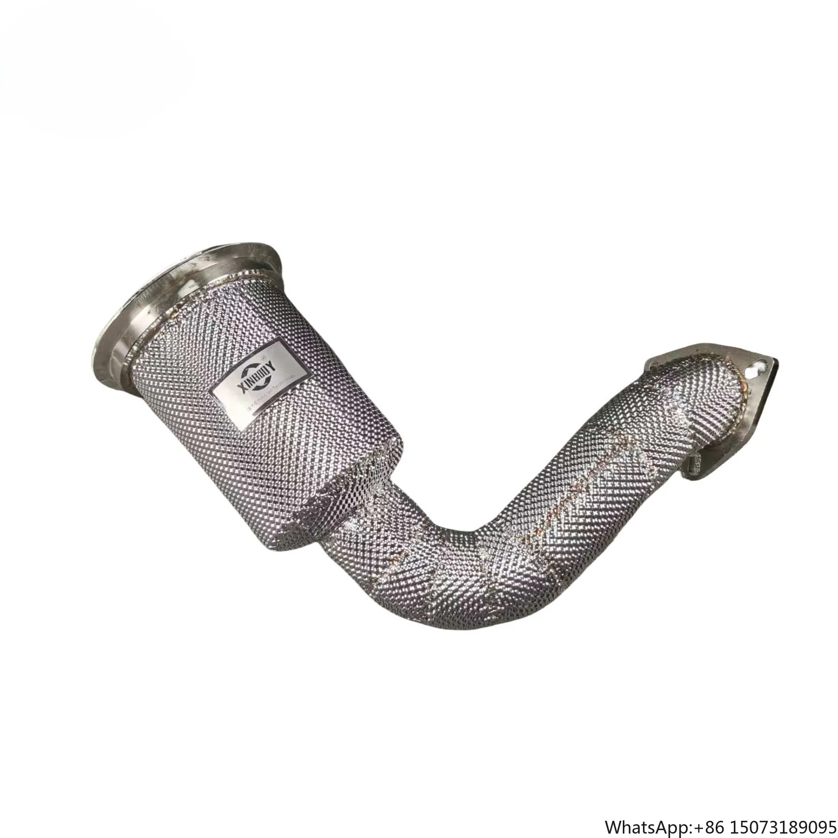 

21.High Performance Stainless Steel High-Flow Front Pipe With Catalytic Converter for Race-Spec&Street-Legal