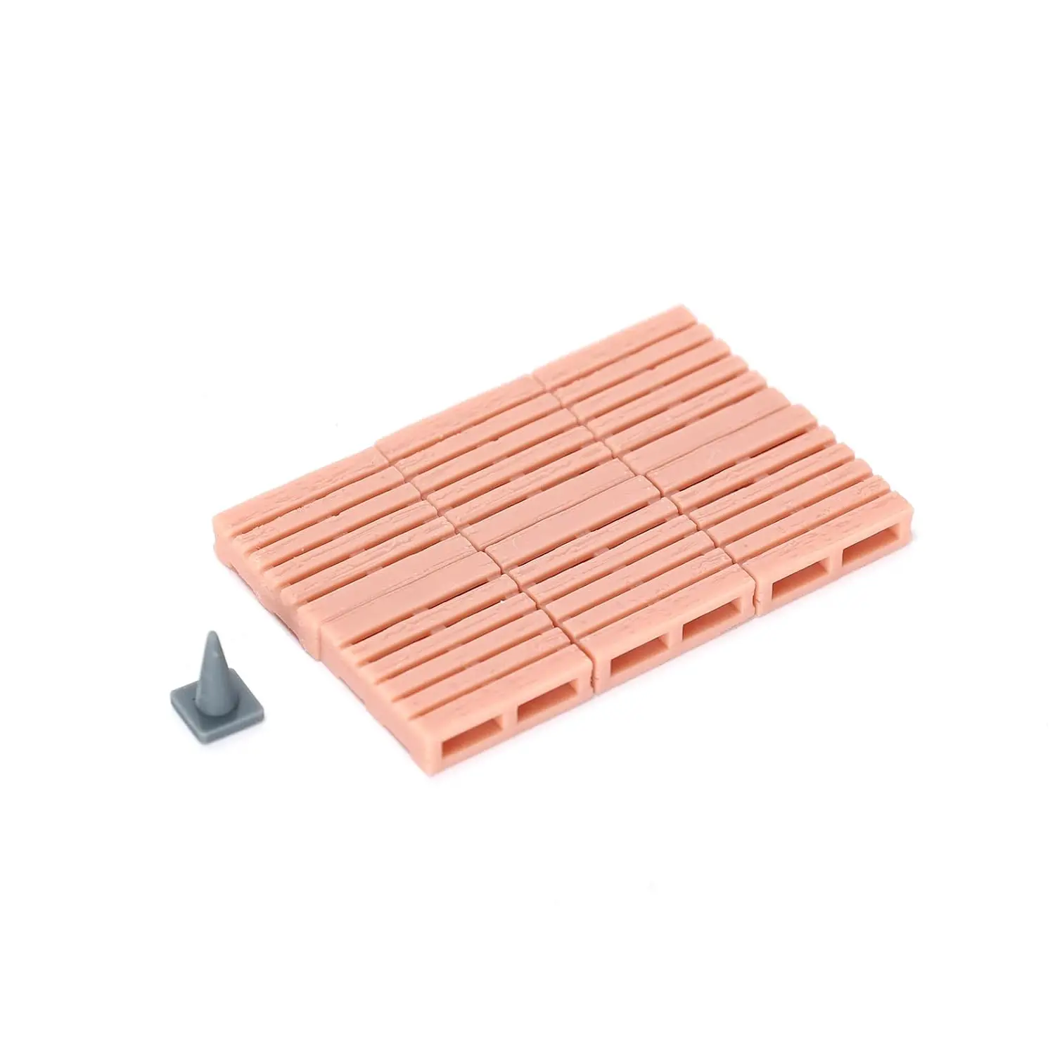 6Pcs Wood Colour Pallets S Gauge 1:64 Scale Models Train Railway