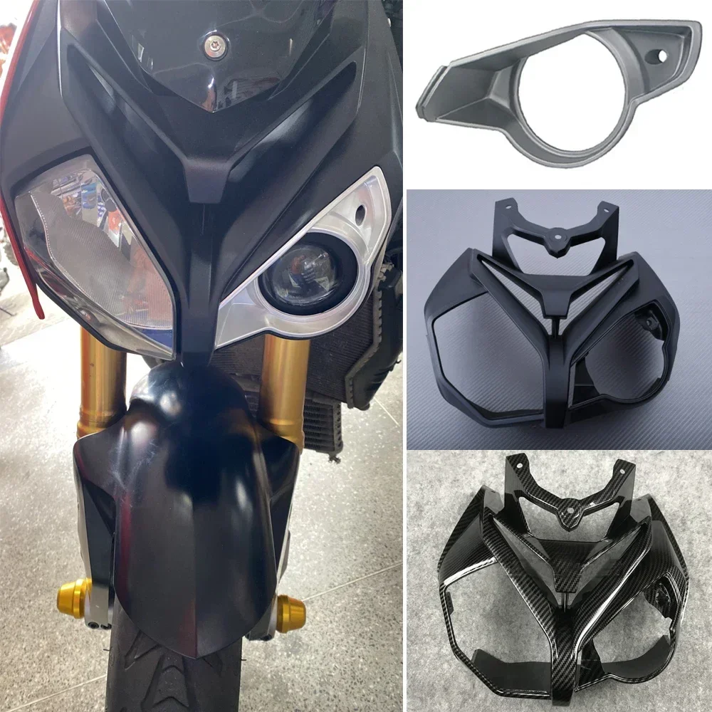 Motorcycle Parts Upper Front Nose Fairing Cowl For BMW S1000R 2014-2019 2020 S1000 R Headlight Cover Case Shell Surround Panel