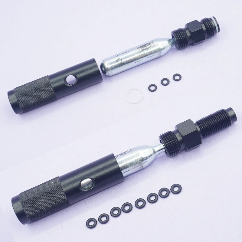 12gram Carbon Dioxide CO2 Small Cylinder Quick Charge Adapter for Soda Water Outdoor Sports