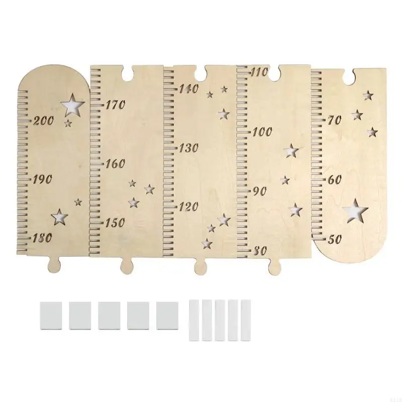 1Set Kids Height Growth Chart Ruler Practical Girl Boys Measuring Accessories 