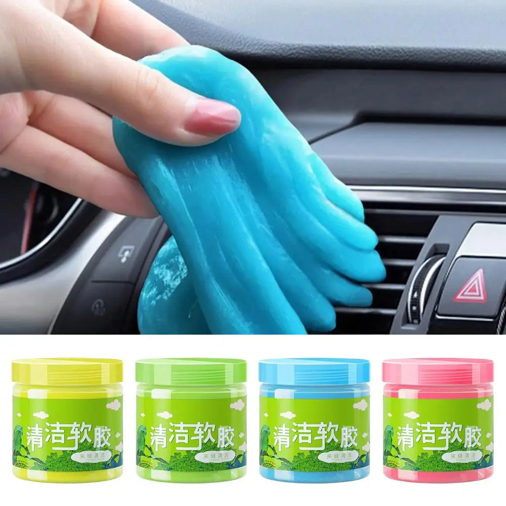 Super Dust Clean Clay Dust Keyboard Cleaner Slime Toys Cleaning Gel Car Gel Mud Putty Kit USB for Laptop Cleanser Glue Cars Part