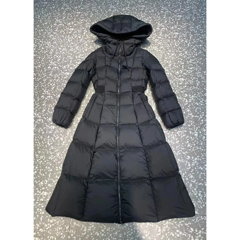 Moncl * r Chaqueta de invierno para mujer con cremallera gruesa, las mejores chaquetas de plumón de ganso 90, abrigo de invierno de ocio a la moda,