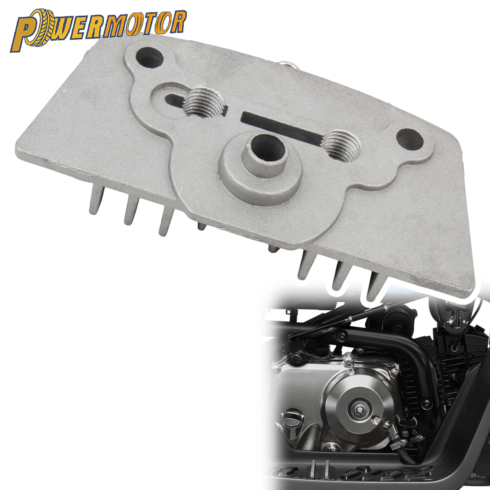 

Motorcycle Oil Cooler Adapter Engine Cylinder Cover for 50CC-140CC DirtBike ATV Monkey Bike Motocross Radiator Modified Parts