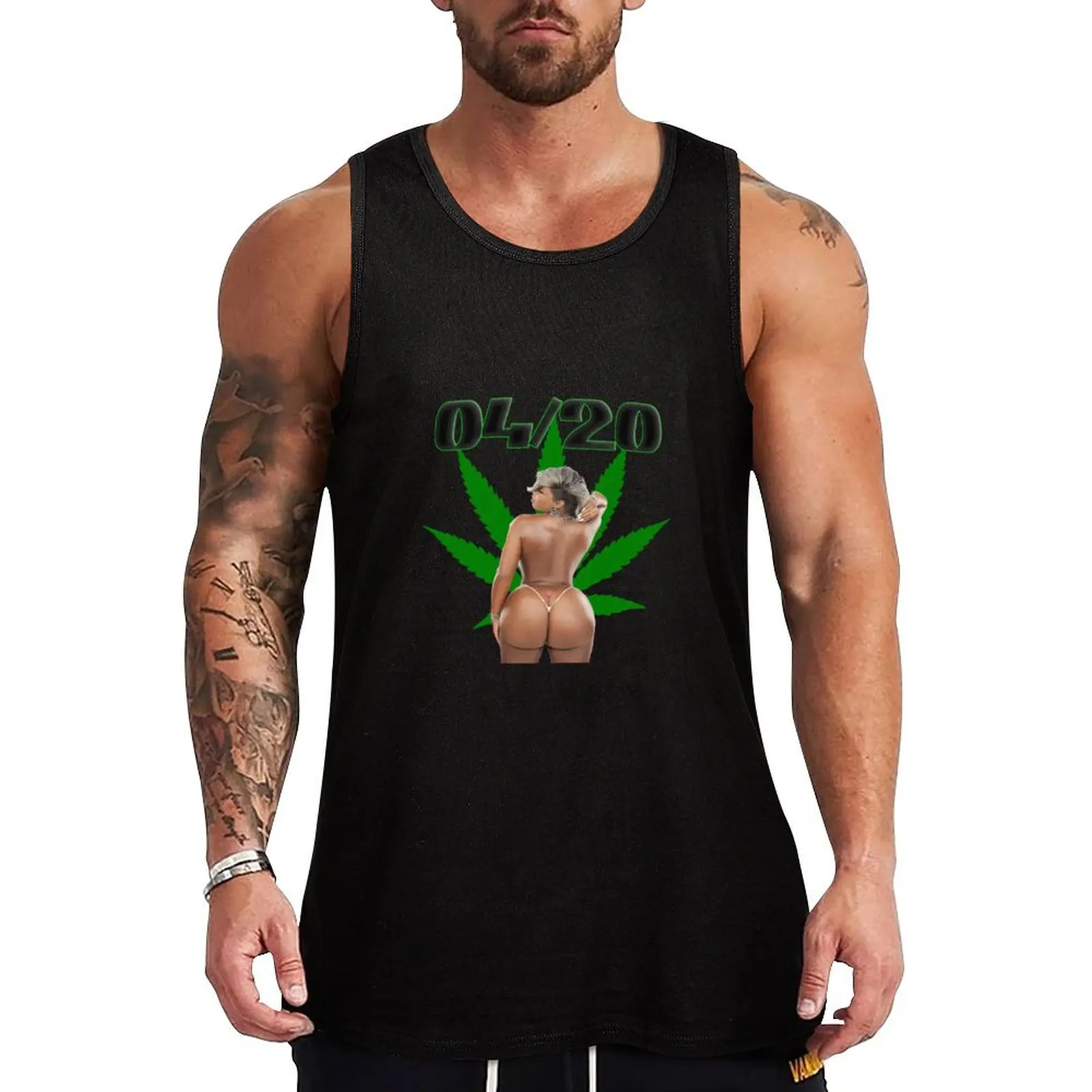 Puff Puff Give Tank Top Male vest gym muscular man T-shirt Men's gym