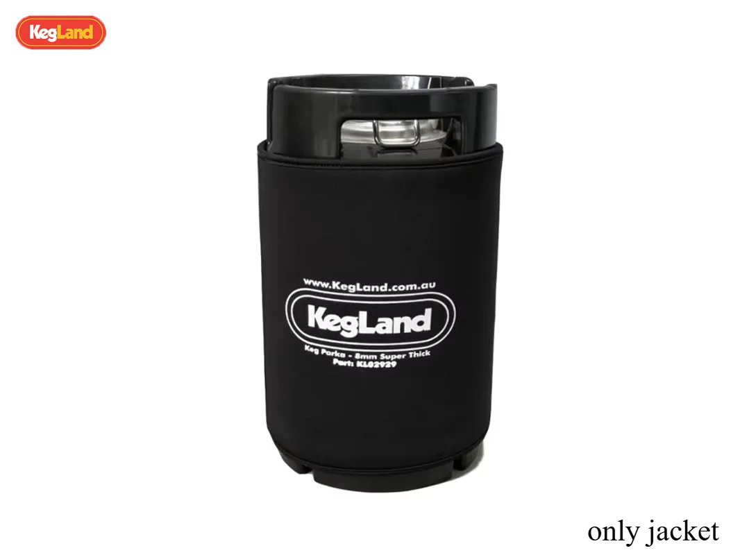 KegLand Neoprene Parka for 9.5/19L Corny Keg Keep Warm Insluation Cover Beer Brewing