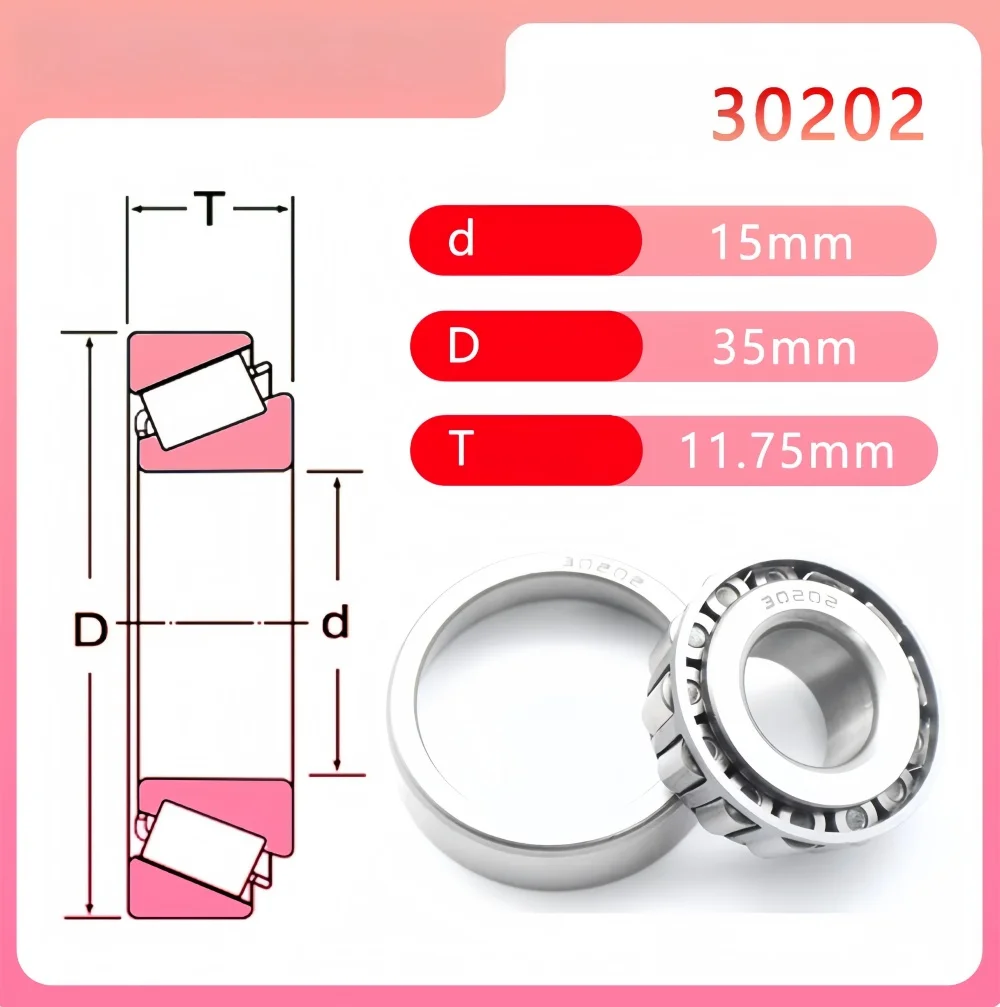 Weiyi Tapered Roller Bearings 30202 30203 30204 30205 30206 30207 30208 30209 30210 Precision Single Row Tapered Roller Bearings