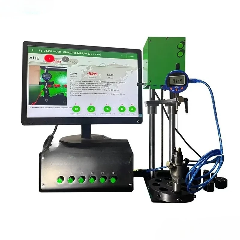 Stage 3 Common Rail Injector Stroke Tester with Adjustable Lift & Solenoid Air Gap Calibration Tool