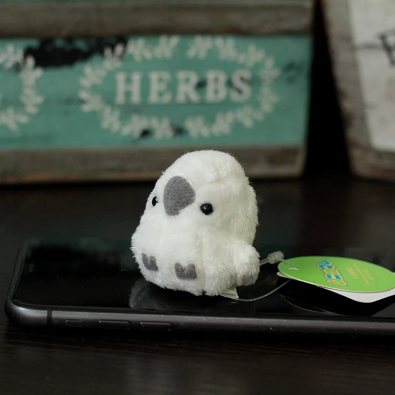 

Карманный размер какаду, плюшевая игрушка, мини-мягкая птица с двойным наполнением, милая сумка-погремушка, чучело, подарок