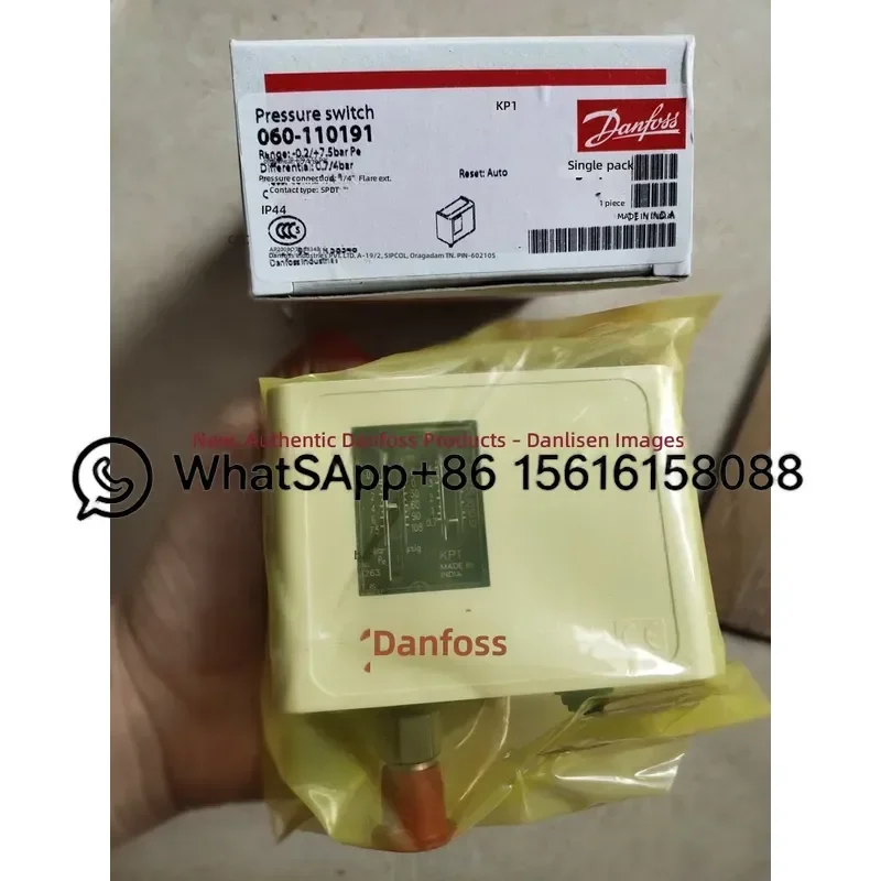 KP1 Danfoss Pressure Switch 060-110191 HVAC Refrigeration Compressor Control Relay Sensor Auto Reset Industrial Valve Part