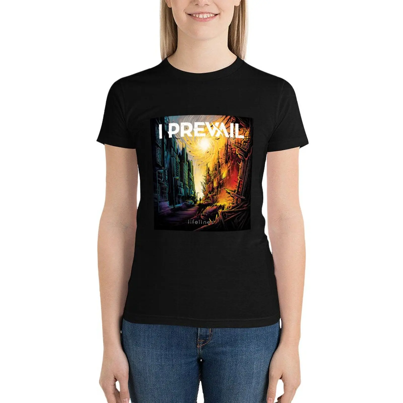 I Prevail lifelines T-Shirt plus sizes kawaii clothes korean Women's clothes