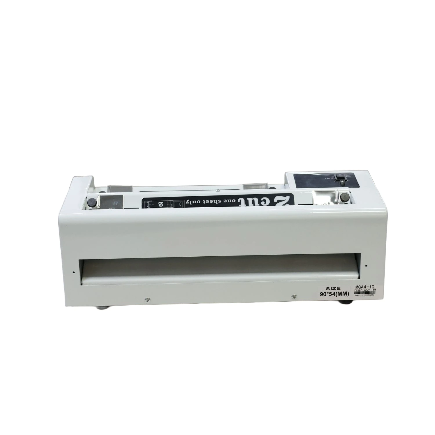 Kommerzieller Desktop-Kartenschneider QG-02 mit verstellbarer Klinge – für PVC/A4-Papier unter 300 g