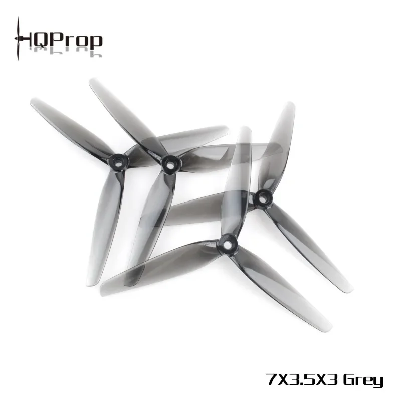 HQProp 7x3.5x3 7 Inch 3-Blade PC Props 5mm Shaft CW CCW High Thrust Blades for Long Range Cinelifter FPV Drone Spares