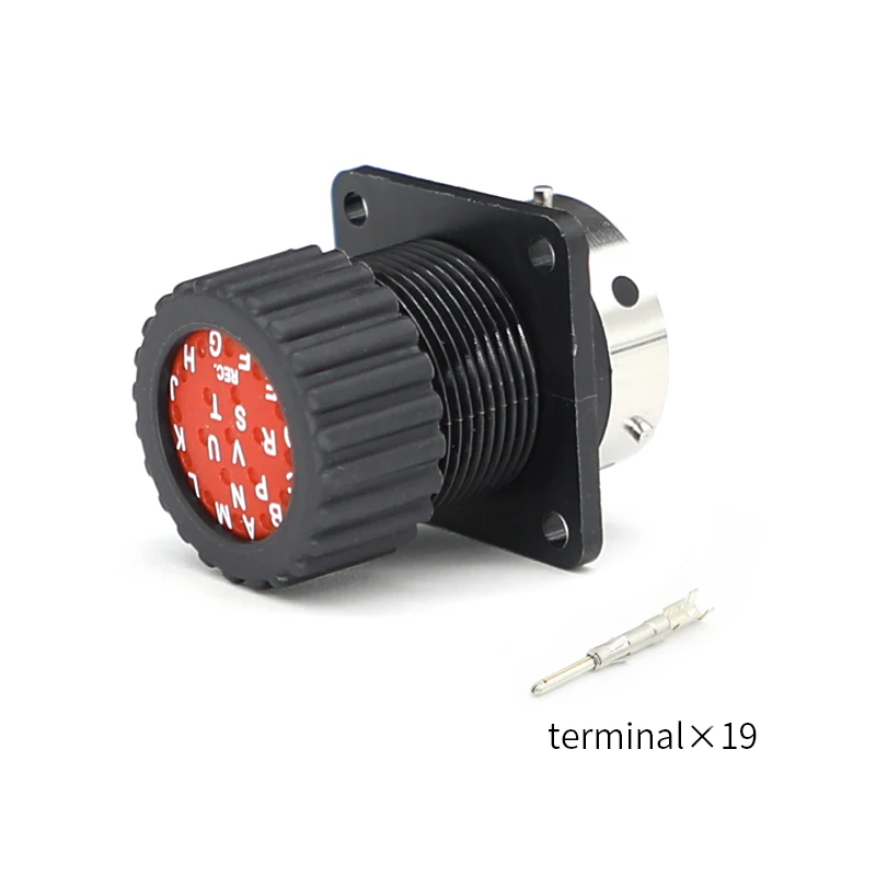 192900-0078 ITT نوع التوصيل الطيران الدائري موصل السيارات موصل مقاوم للماء 19 حفرة رأس الذكور