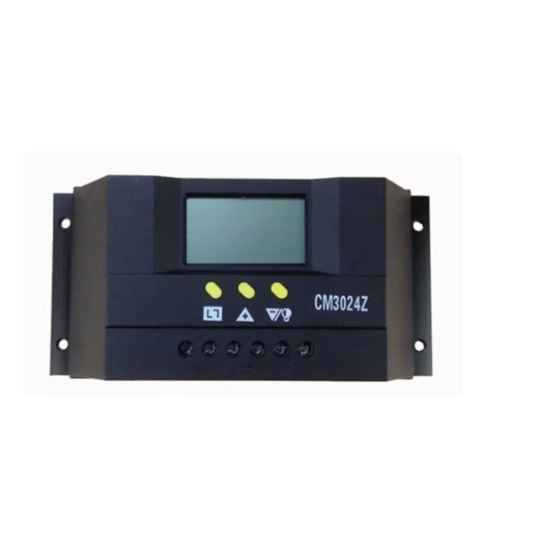 CM3024Z PWM Smart Solar Regulator Charge Controller Regulator LCD Display Solar Panel Generator Voltage Current 12V/24V Auto 30A