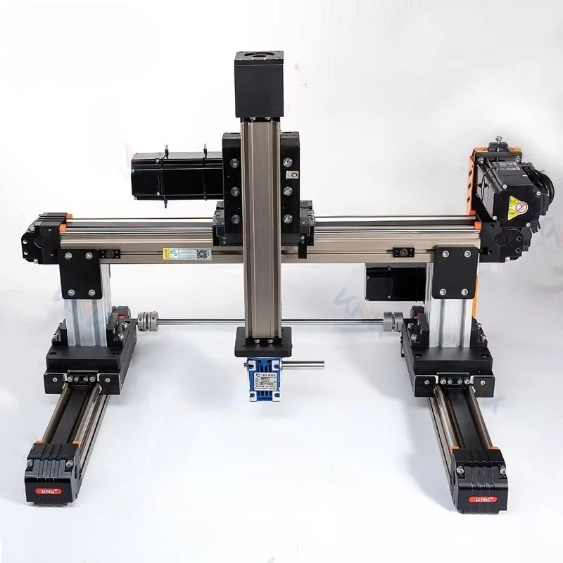 XYZ 4 Axis Gantry Robot High Speed Belt Drive Slide Stage Module