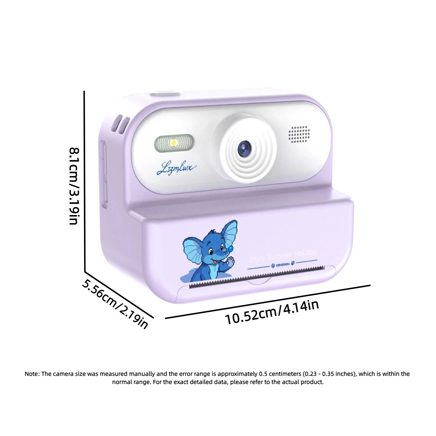 Digital Children Camera Mini Portable Thermal Printer Record Video HD Photography Instant Print Photo Educational Birthday Gifts