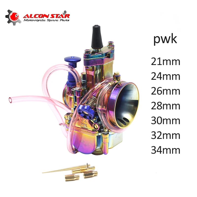 

Alconstar- Motorcycle Carburetor Keihi For Koso OKO Carburador 21 24 26 28 30 32 34mm With Power Jet 2/4T ATV Moped Racing Moto