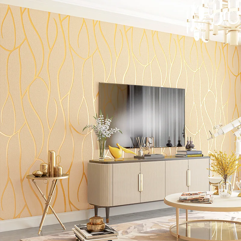 Vertical Stripes Self Adhesive Wallpaper Home Decor Wall Stickers,Bedroom,Living Room,TV Background Wallpaper Peel and Stick