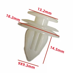 20Pcs Auto Door Trim Panel Retainer Nylon Retaining Clips Car Rivet Auto Fastener And Clip 90467-A0005  D03