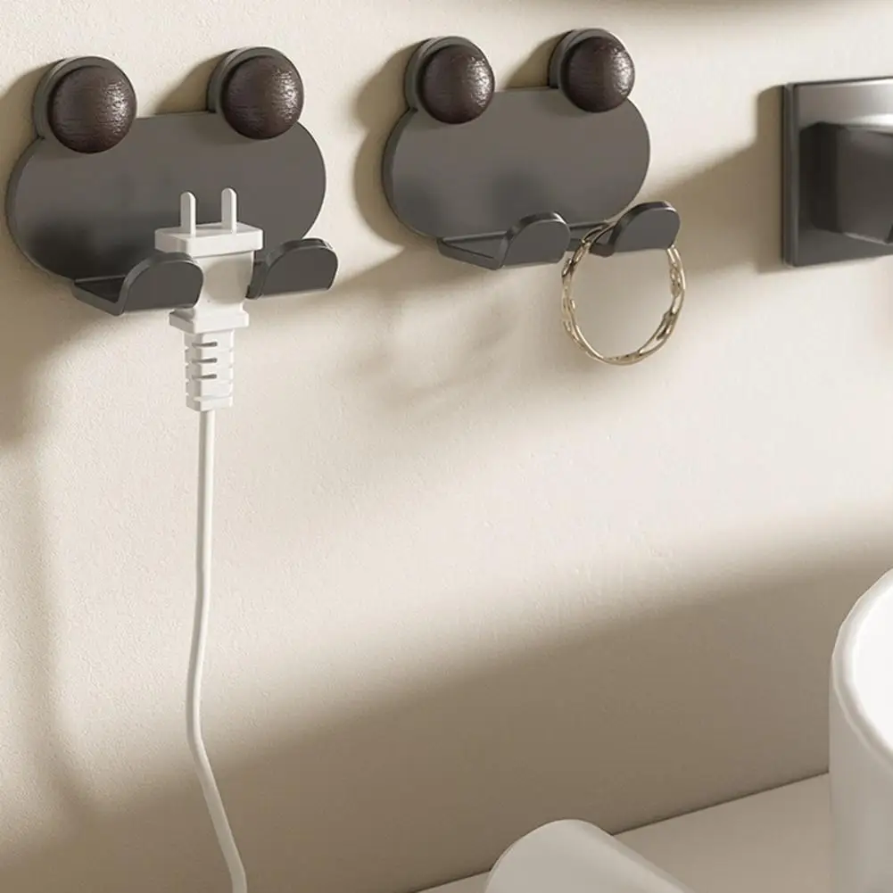 

Wall Mount Power Plugs Hook No Drill Adhesive 1/2/3 Slots Plugs Holder Kitchen Appliances Charger Plugs Organizer Rack Wall Hook