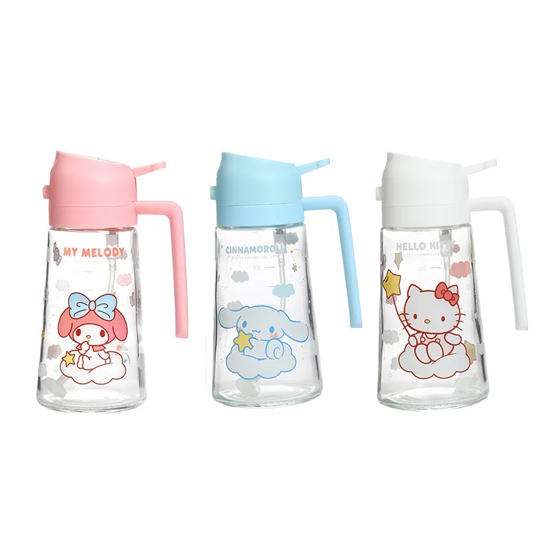 Kawaii Sanrio KT Cat Glass Oil Dispenser,The product is currently out of stock view 6