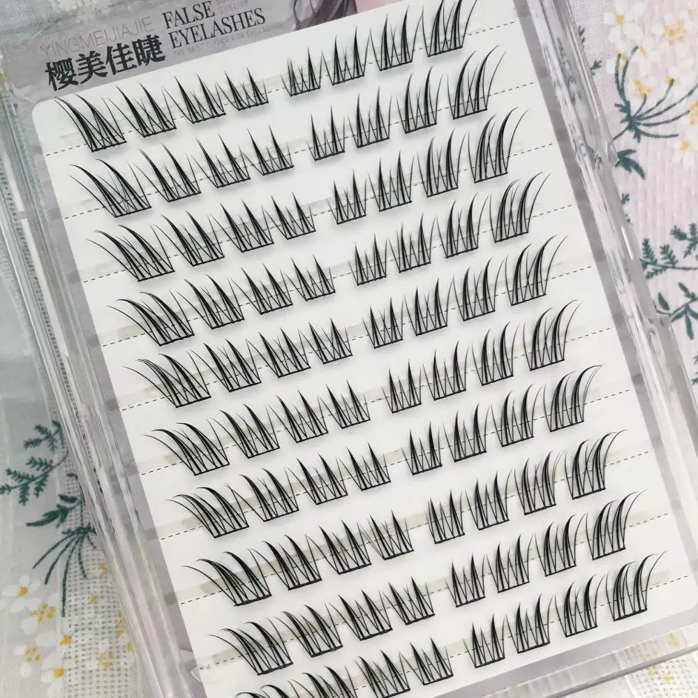 

Foxes False Eyelashes Glue-free Natural Voluminous Fiber Eyelash Extension For Daily Makeup and Cosplay Perfect Eye Makeup