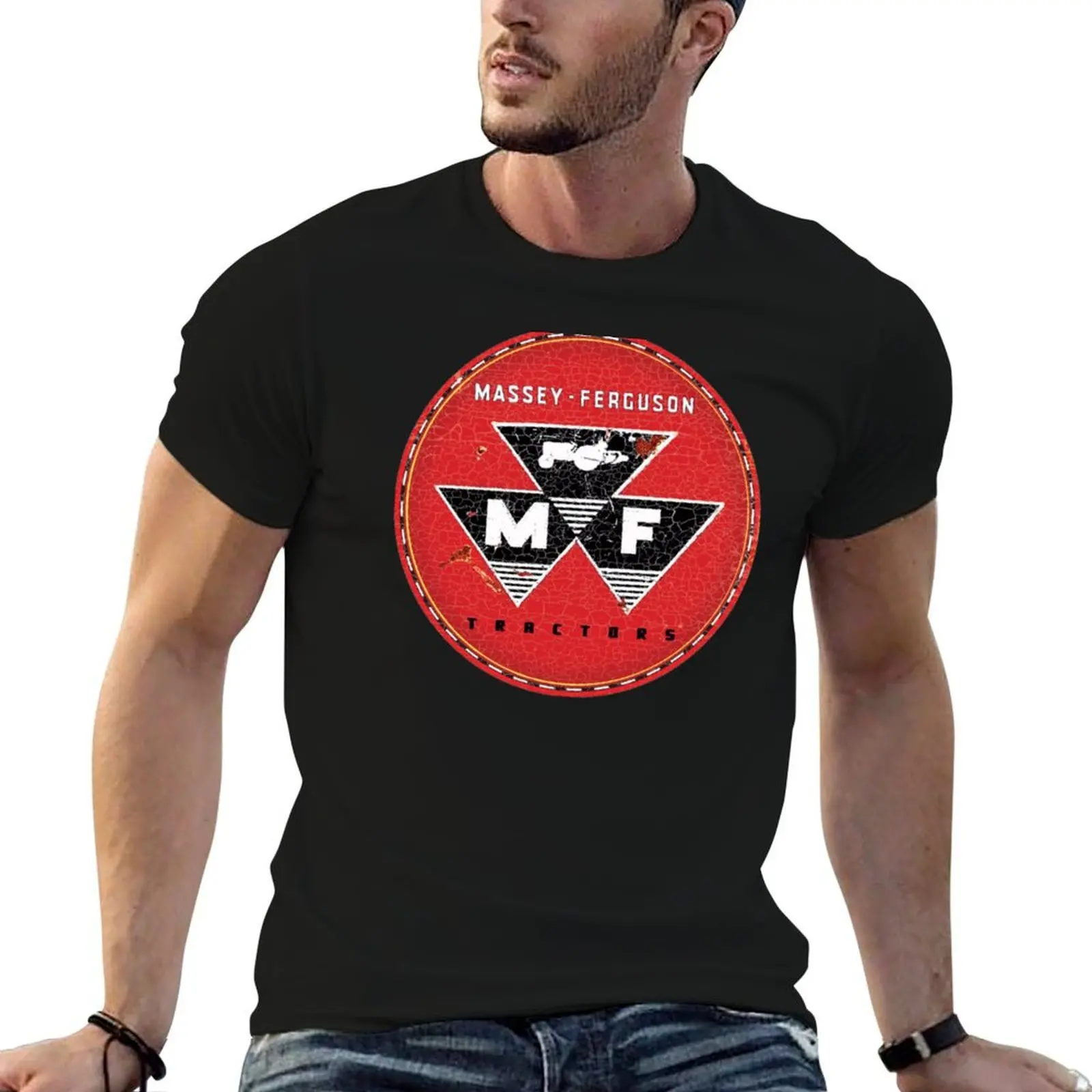 Massey Ferguson Tractor T-Shirt man t shirt heavy cotton man t shirts cotton t shirts for man graphic funny T-shirt