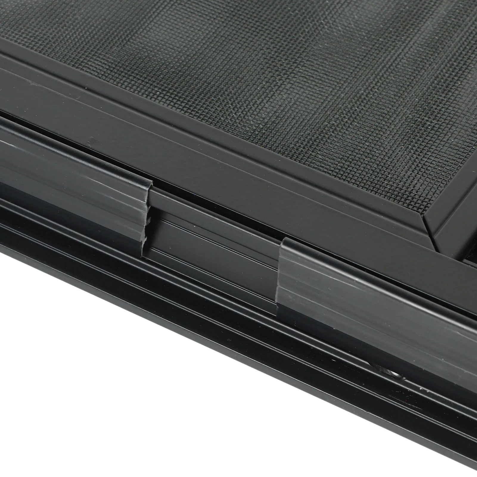 Finestra per camper in vetro 900x300mm Finestra scorrevole per camper ad angolo rotondo Finestra con paralume in vetro temperato nero per finestra scorrevole per camper per rimorchio