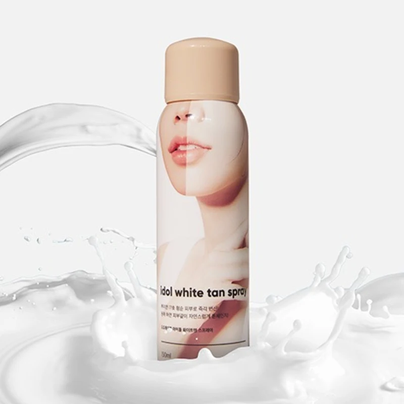 Korean Idol White Tan Spray Liquid Foundation Concealer Whitening Moisturizing BB Cream Face Beauty Skin Care Foundation Makeup