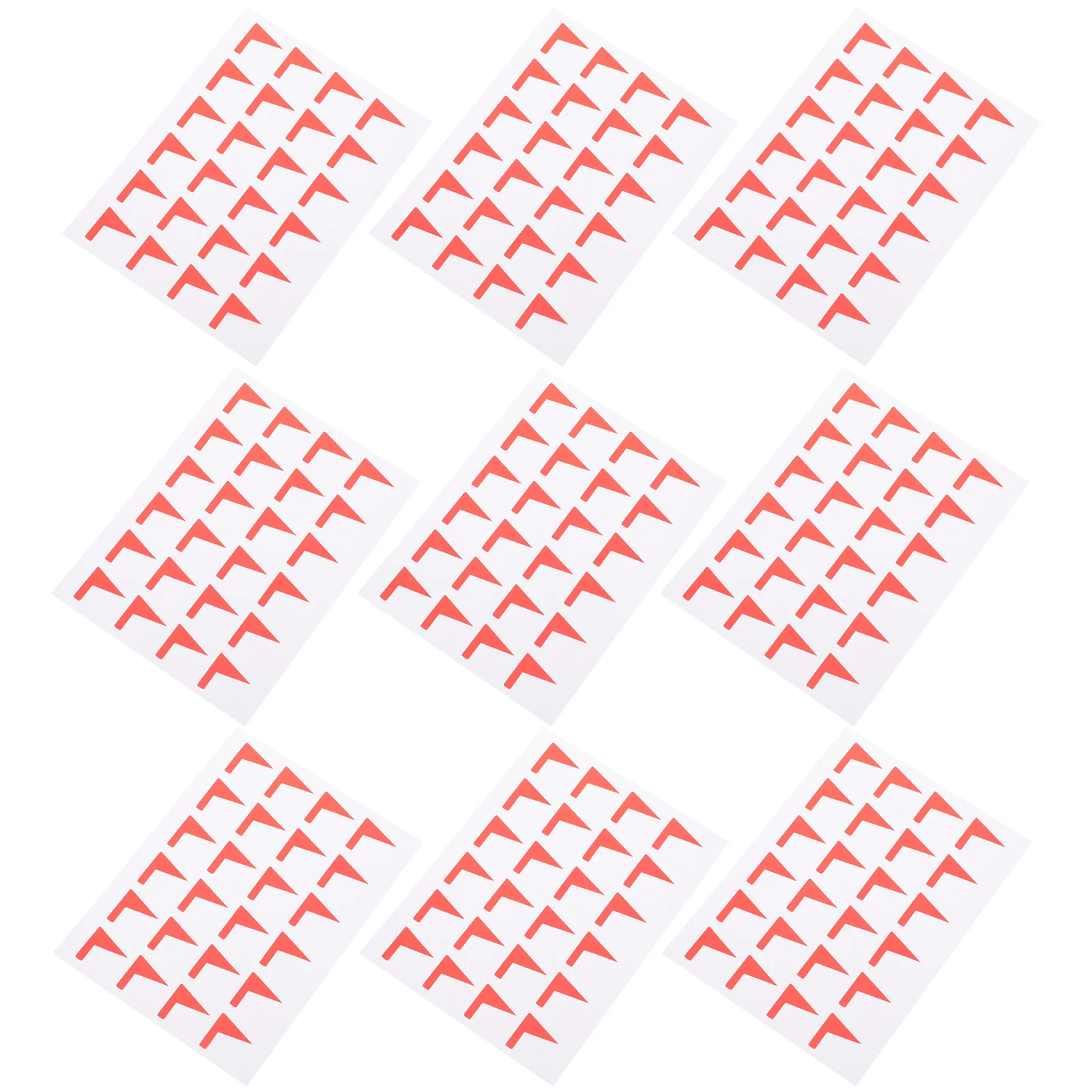 1pcs Label Sticker Self-Adhesive Marking Labels For Home Office Organization Flag Stickers Classification Decals File Folder