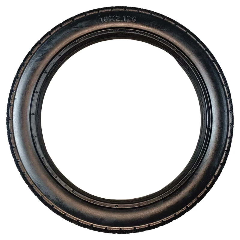 16x2.125 solid tire, 16 inch non inflatable explosion-proof tire, suitable for electric bicycle accessories