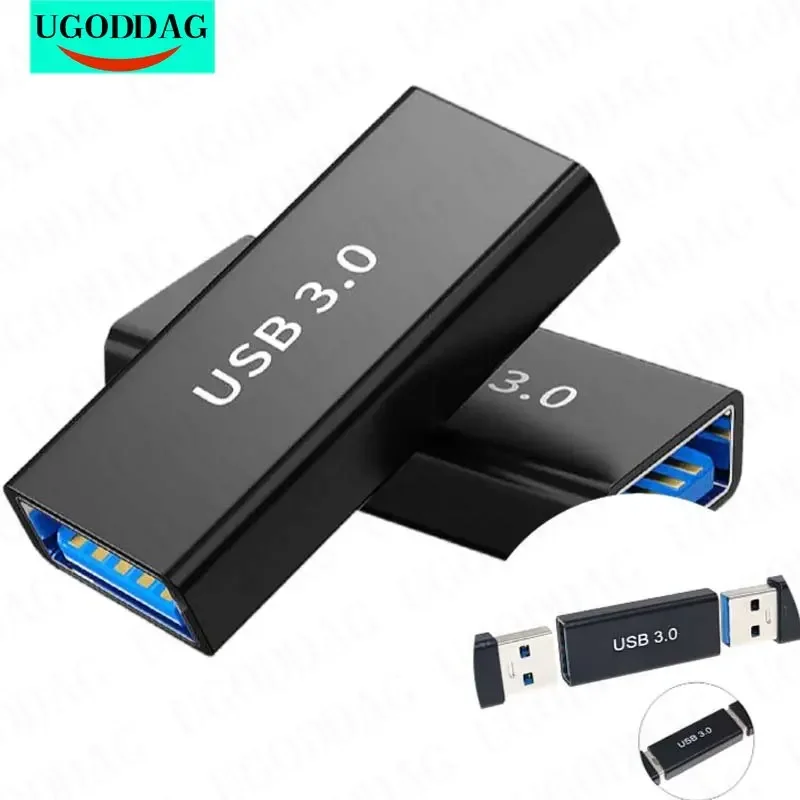 USB 3.0 Type A Female to A Female Connector Adapter AF to AF Coupler F/F Gender Changer Extender Converter for Laptop