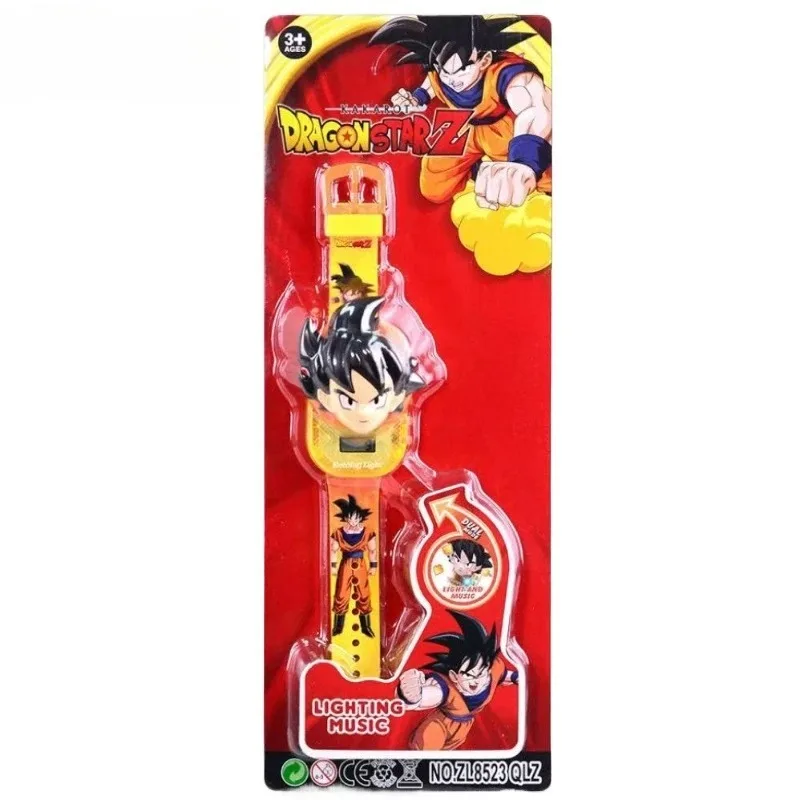 Anime Dragon Ball Watch Music Projector Kawaii Digital Clock Wrist Watch Goku Electronic Watches Birthday Gift Toy - view 3