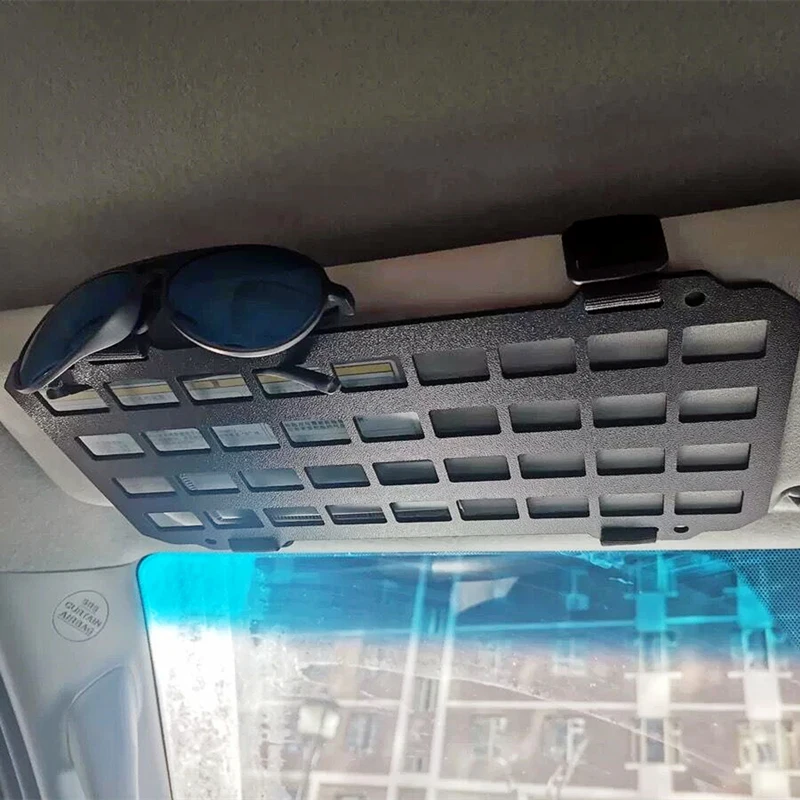 

Black Sunshade Storage Vehicle Mounted Hanging Panel Sunshade Multifunctional Interior Supplies Accessories