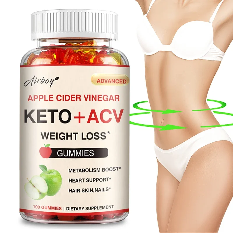 

Keto + ACV Gummies - Supports Digestion, Metabolism, Detoxification and Cleansing, Boosts Energy, Suppresses Appetite