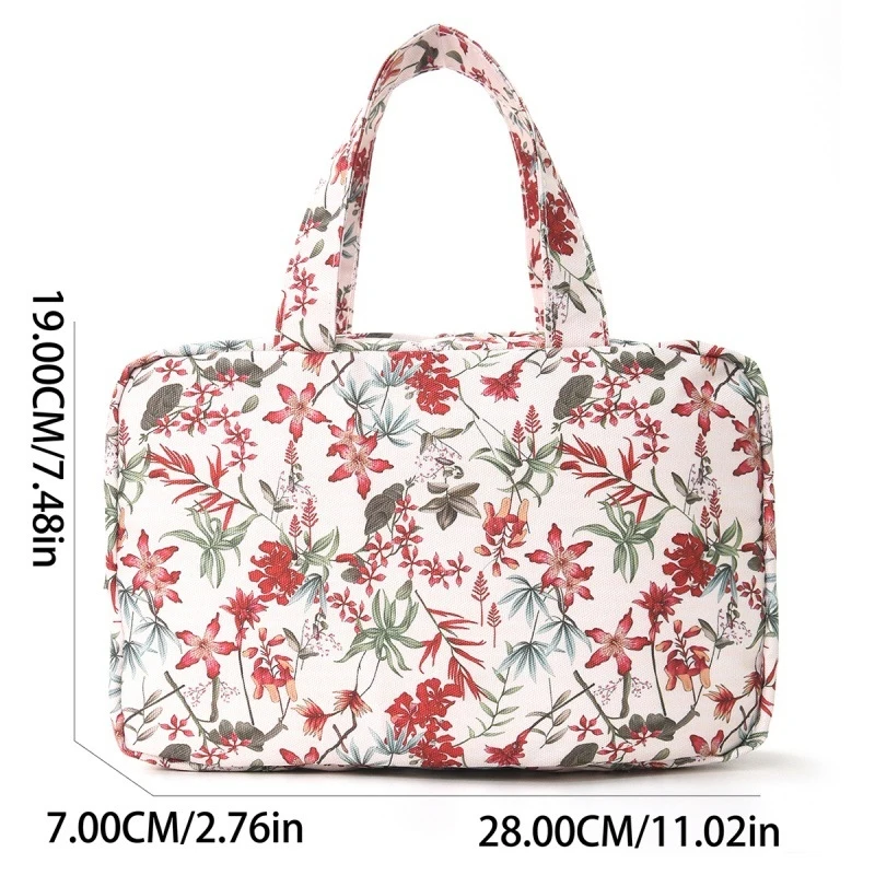 Large-capacity Top-handle 60% off Foldable Hook Toiletry Bag, Portable for Travel, with a High-end Feel and Separate Compartment