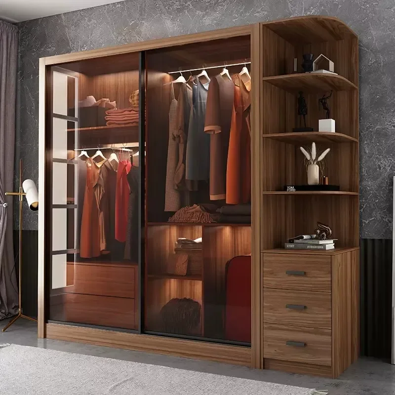 

Drawers Wooden Wardrobe Storage Jewelry Women Bedroom Wardrobe Sliding Display Cabinet Mobile Reception Desk Outdoor Furniture