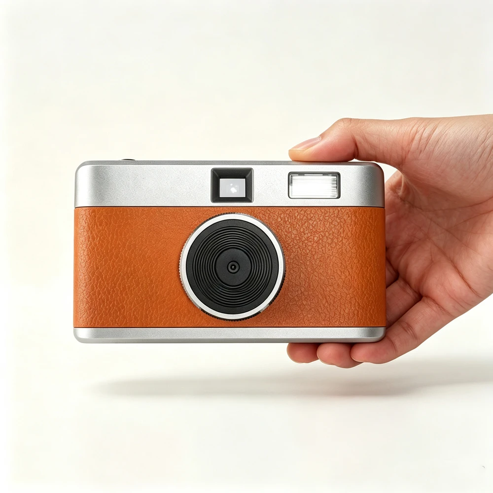 Winait 12.0mp Retro Digital Camera with Xenon Light and Changeable Case Vintage Camera