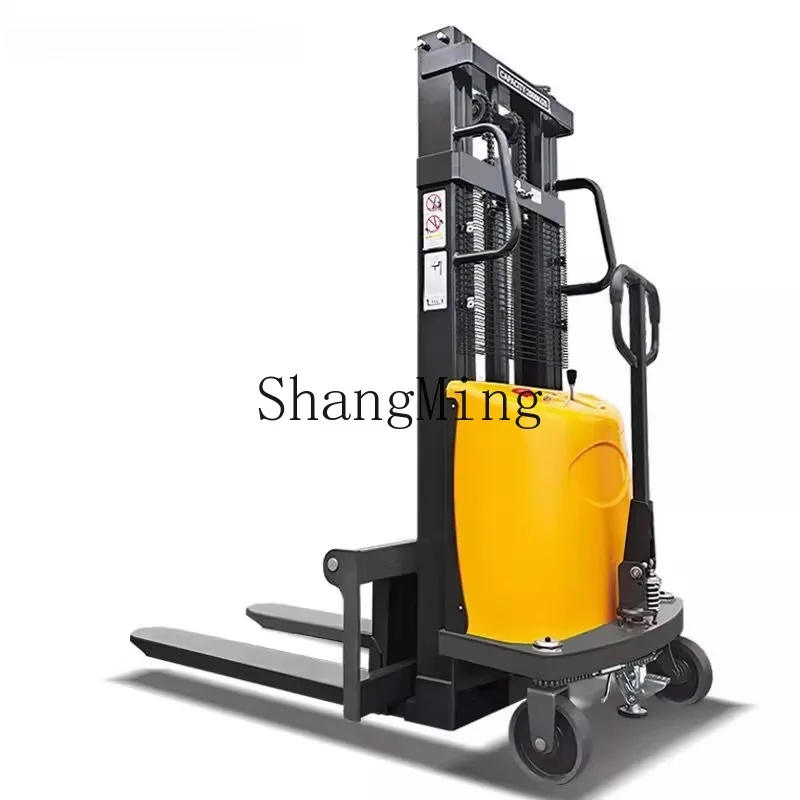 

LXY electric forklift small warehouse pallet handling loading and unloading hydraulic lift truck