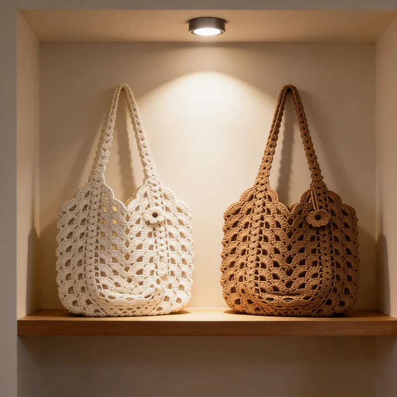 Summer Beach Bag For Women Mesh Rope Knitted Bucket Shoulder Bags Reticulate Hollow Travel Shopper Totes Ladies Fashion Handbag
