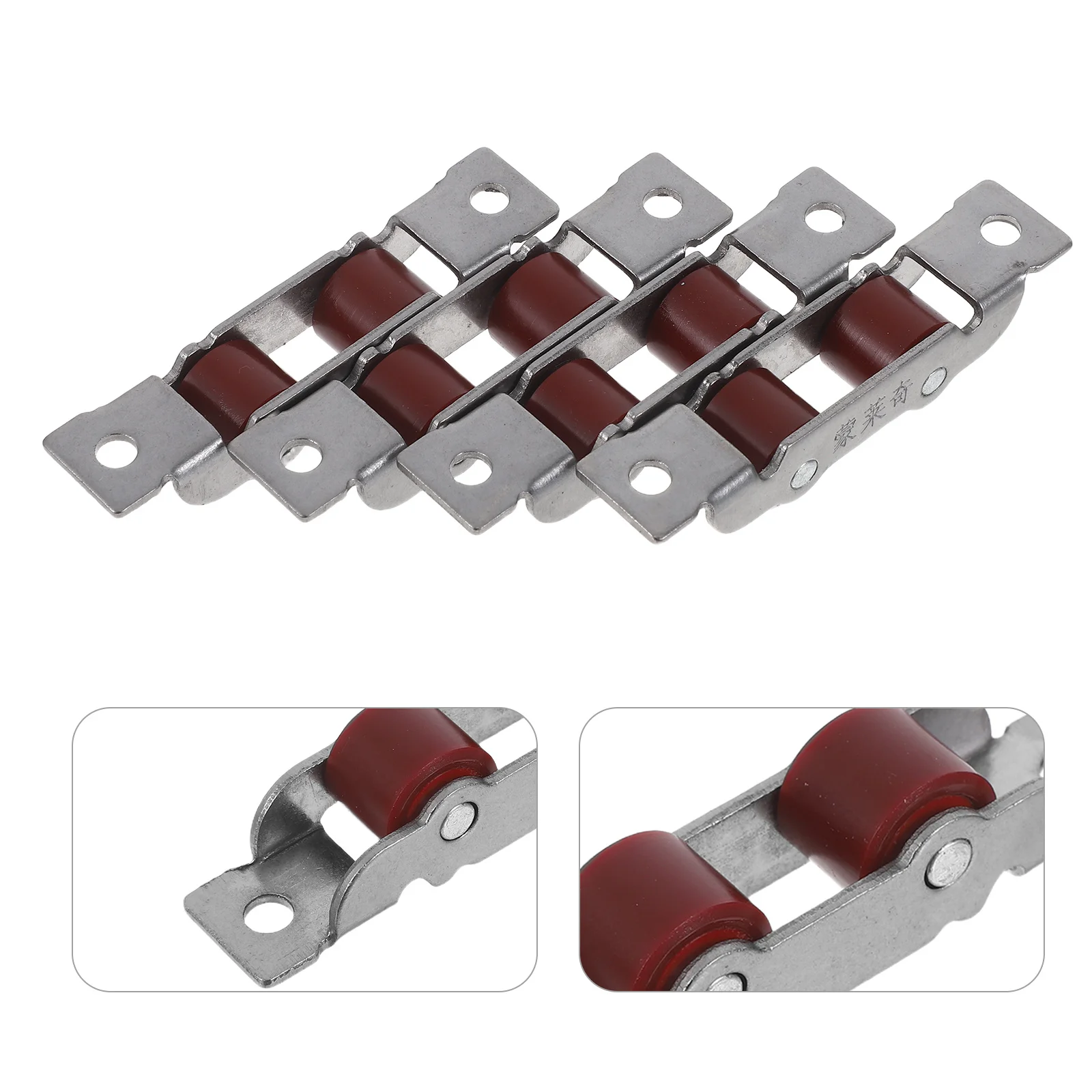 

4Pcs 10mm Width Stainless Steel Sliding Door Pulley Wheel Double Groove for Movement Sliding Door Pulley Wheel