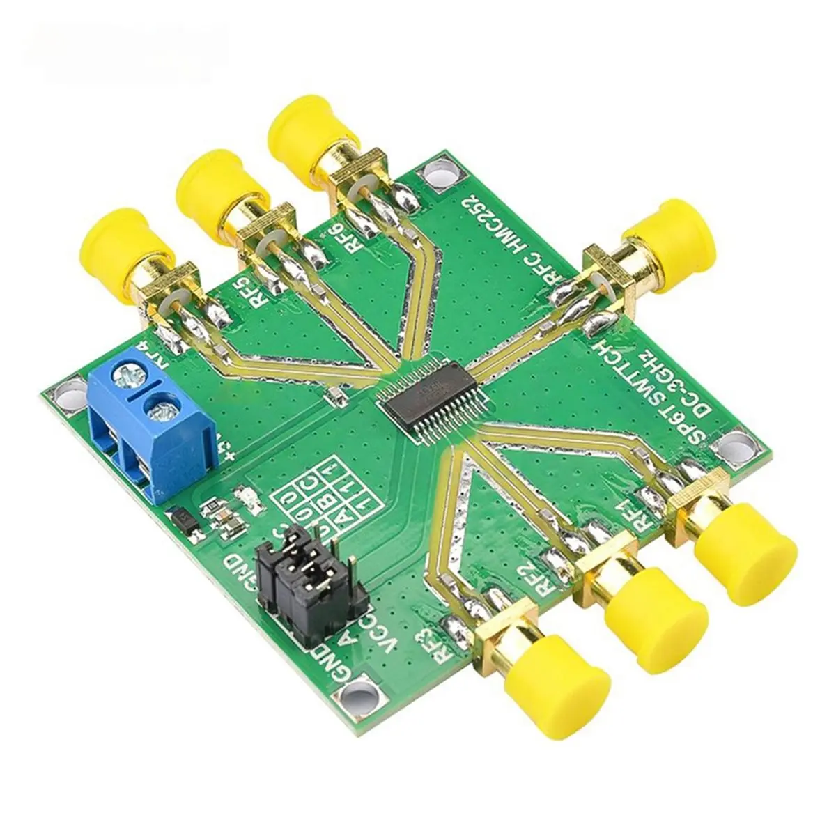 HMC252AQS24E DC 3-5V 3GHz SP6T Switch with TTL Decoder for Advanced Applications