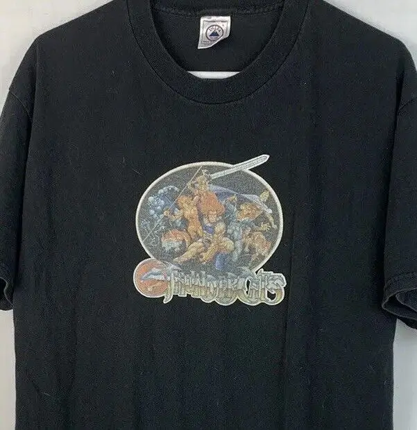 

Vintage Thundercats T Shirt Cartoon Promo Tee Men’s Large Black 90s