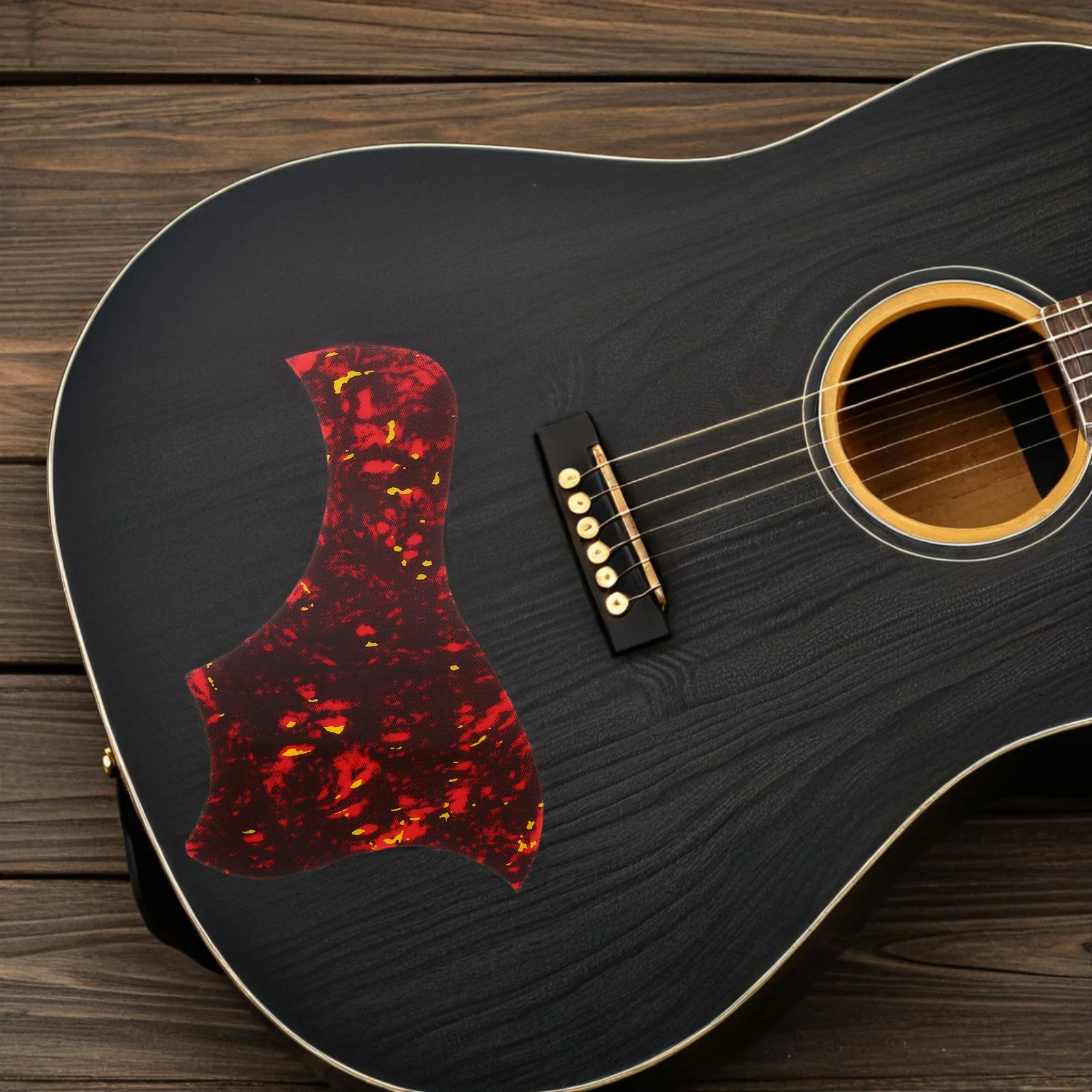 

1Pc Universal Acoustic Guitar Pickguard Decorative Protector Plate Resin Guard Replacement For Acoustic Guitars Accessories