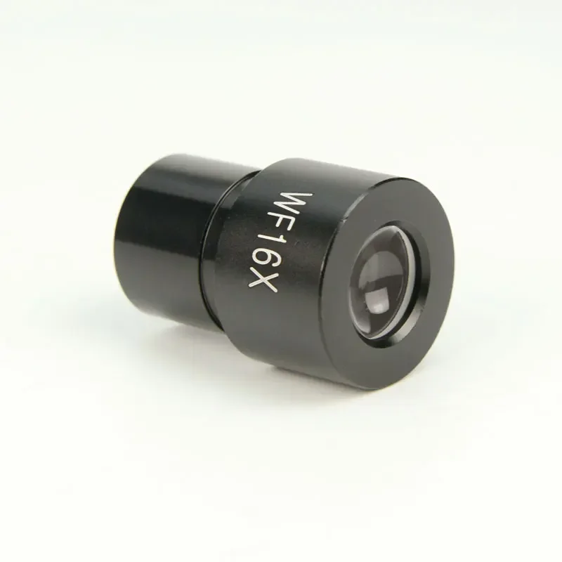 1 Uds. De ocular Binocular de microscopio de campo amplio 16X con retícula, tamaño de montaje de 23,2mm para lente Barlow Binocular de microscopio