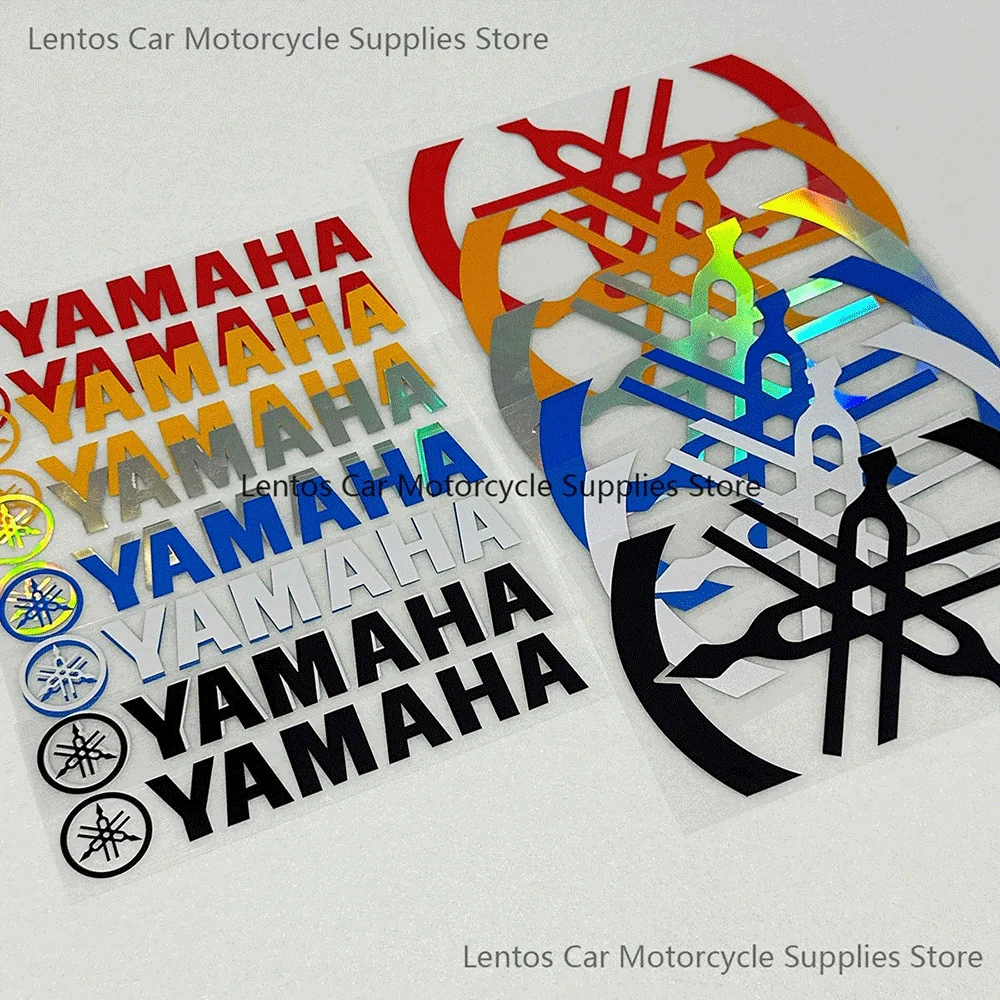 Conjunto de Adesivos Vinílicos Refletivos Impermeáveis, Decalques a Laser Multicoloridos, para Decoração e Modificação DIY de Motocicletas, Scooters e Capacetes