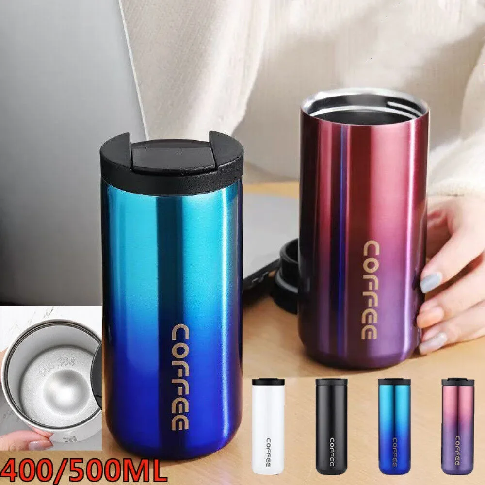 

350ML Insulated Coffee Mug Cup Travel Stainless Steel Flask Vacuum Leakproof Thermo Bottles Espresso Themo Bottle Coffeeware