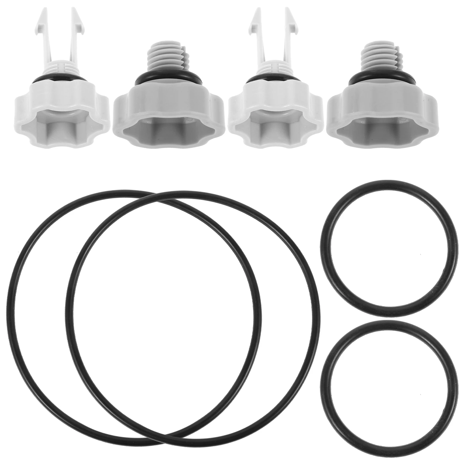 

1 set Pool Filter Pump Repair Kit Sealing Rings Parts 10725+25002+10712+11330 PVC Durable Leakproof Spa Water Pump