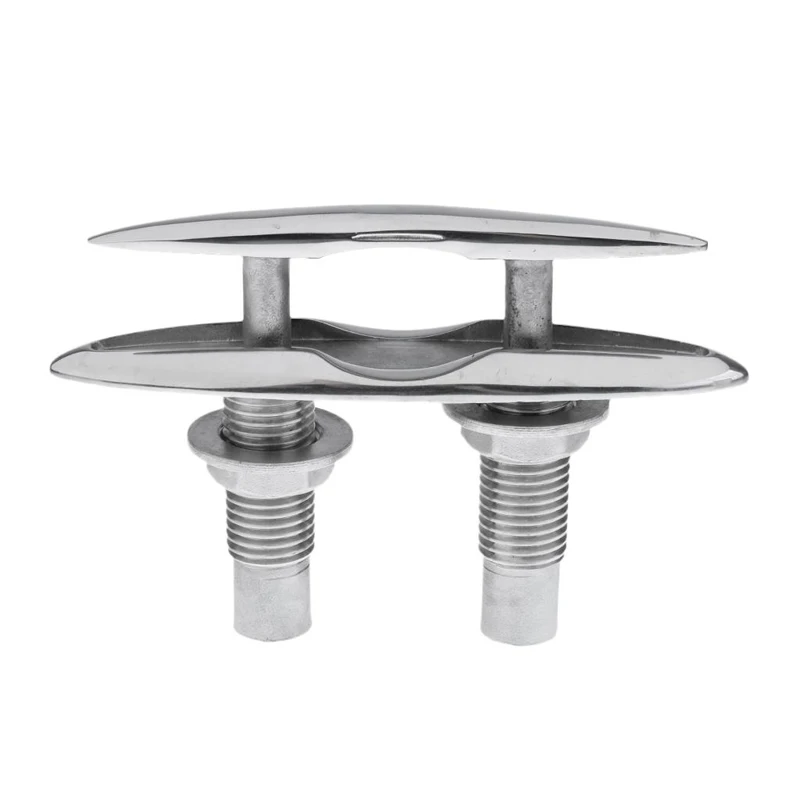 AndyMarine 316 Stainless Steel 5/6inch Pop Up Cleat Boat Accessories Save Space Mooring Dock Neat Cleat Marine Yacht Bollard